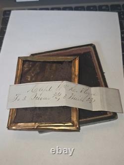 1860s IDENTIFIED Cased Tintype of a Civil War Captain