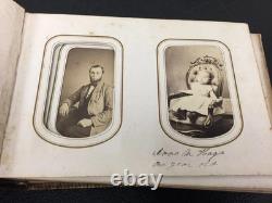 1860s Photo Album Civil War Soldier Andersonville POW Mourning ID'd Quaker Fam