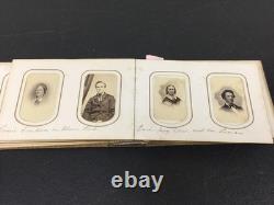 1860s Photo Album Civil War Soldier Andersonville POW Mourning ID'd Quaker Fam