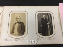 1860s Photo Album Civil War Soldier Andersonville POW Mourning ID'd Quaker Fam