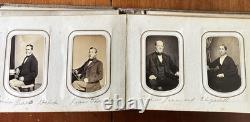 1860s Photo Album Civil War Soldier Andersonville POW Mourning ID'd Quaker Fam
