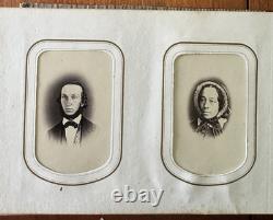 1860s Photo Album Civil War Soldier Andersonville POW Mourning ID'd Quaker Fam