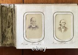 1860s Photo Album Civil War Soldier Andersonville POW Mourning ID'd Quaker Fam
