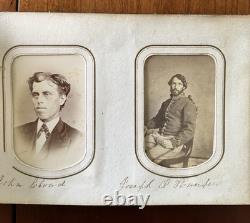 1860s Photo Album Civil War Soldier Andersonville POW Mourning ID'd Quaker Fam
