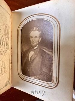 1860s Photo Album With Civil War Soldier Generals Lincoln Minnesota CDV Tintypes