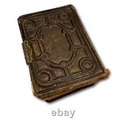 1860s Photo Album w' Civil War Soldier Tax Stamps ID'd People CDVs