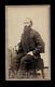 1860s Portland Maine Man With Long Beard Civil War Figure Cdv Photo