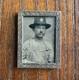 1860s Tintype Gem Photo Antique Civil War Era Painted Star Texas Lawman