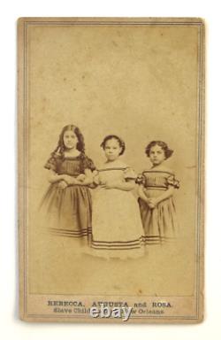 1860s White Slaves Abolitionist CDV Civil War Carte de Visite Photograph PH0