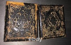 1861 Ambrotype Photo Young Confederate Civil War Soldier Tinted Red Battle Shirt