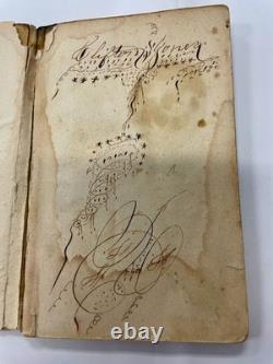 1861 Civil War 1st Ed Soldier's Hymn Book withART, NAME & PHOTO! Identified NY ME