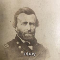 1861 Civil War General Ulysses S Grant CDV Photograph Original