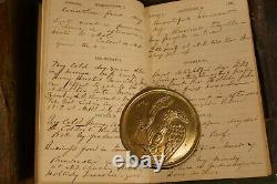 1861 Doctor's Daily Journal Mentions Lincoln Civil War + President Lincoln Photo