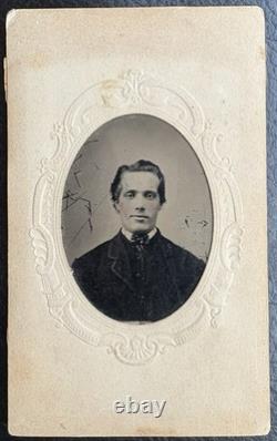 1861 VMI Cadet Reverend Tom Stack Baltimore MD Tintype Boston College President