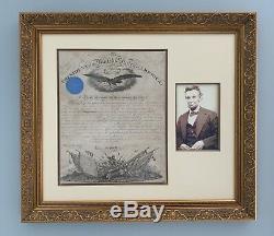 1862 Abraham Lincoln RARE Autograph MANUSCRIPT Signed CIVIL WAR Photograph U. S