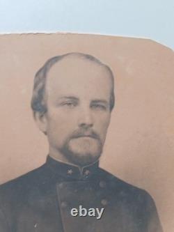 1863 Civil War Major Alexander Gates Autographed Trimmed Cabinet Card RRP 485