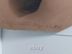 1863 Civil War Major Alexander Gates Autographed Trimmed Cabinet Card RRP 485