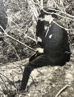 1863 General Grant On Lookout Mountain With Officers CIVIL War Photo Fp415