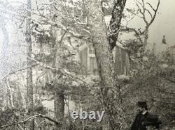 1863 General Grant On Lookout Mountain With Officers CIVIL War Photo Fp415