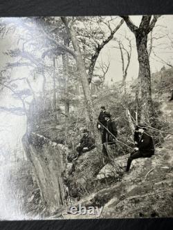 1863 General Grant On Lookout Mountain With Officers CIVIL War Photo Fp415