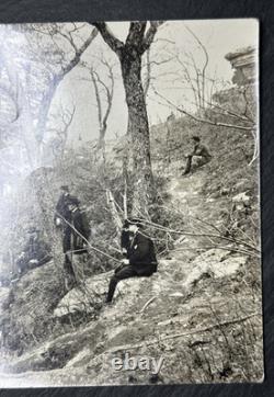1863 General Grant On Lookout Mountain With Officers CIVIL War Photo Fp415