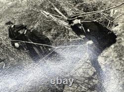 1863 General Grant On Lookout Mountain With Officers CIVIL War Photo Fp415