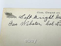 1863 General Grant On Lookout Mountain With Officers CIVIL War Photo Fp415