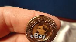 1864 CIVIL War Solider Photo Pin Campaign Button Pinback For President