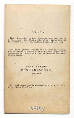 1864 CIVIL WAR WHITE BLACK SLAVE ABOLITION PROPAGANDA Learning is Wealth, PAXON