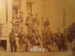 1864 Mathew Brady Stamp Sheridan Army Potomac White House CIVIL War Photo Scarce