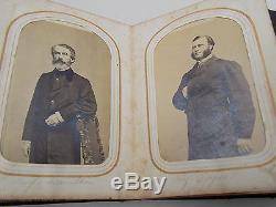 1865 CIVIL War Doctors Professors Surgeons Of Bellevue Ny CDV Photo Album Gurney