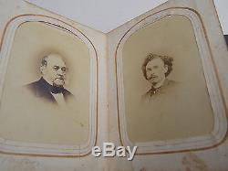 1865 CIVIL War Doctors Professors Surgeons Of Bellevue Ny CDV Photo Album Gurney