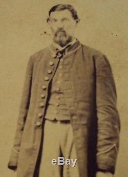 1865 CIVIL WAR Soldier CDV PhotoJESSE HAYNE Ohio 98th Infantry/Co G