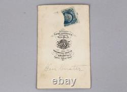 1865 Civil War G. A. R. Anthony Photo of George Armstrong Custer 4 X 2.5 inches
