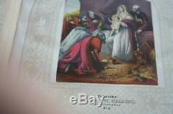 1865 Leffingwell Family Bible, Civil War photographs CDV Color Engravings