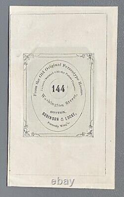 1865 Patent Joshua Lawrence Chamberlain Union Civil War Patriotic Boston Tintype