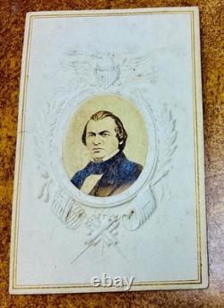 1865 President Andrew Johnson CDV, R11C stamp F. Heimbach Allentown PA