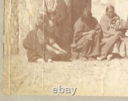 1868 Alexander GARDNER FORT LARAMIE DAKOTA native indian civil war RARE albumen