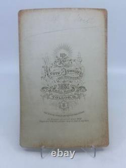 1870s Cabinet Card Photo Civil War AL C. NORTH & Oswald Toldeo Ohio Officer RARE