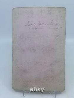 1870s Cabinet Card Photo Civil War Captain John Avery Leon Van Loo Toldeo Ohio