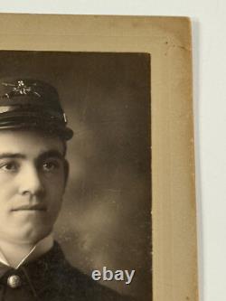 1880s John L Herman Civil War Soldier Portrait photo Fort Wayne IN Miner