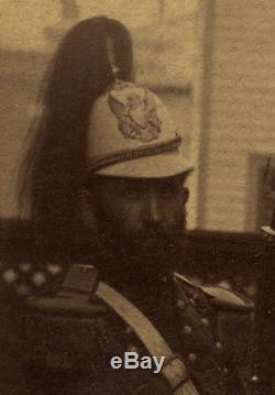 1882 Chicago Drum Major W. Nevans Brooklyn Sherman's March Post CIVIL War Photo