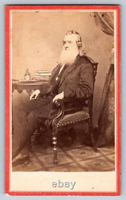 1882 Gideon Welles Civil War Secretary of Navy Lincoln Presidency E. Anthony CDV