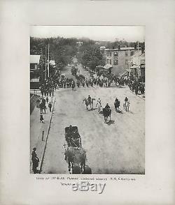 1884 G. A. R. CIVIL War Veterans Parade, White Plains, New York & Original Photo