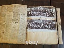 1898 Fresno California Confederate Civil War Veterans Scrapbook Photo Album