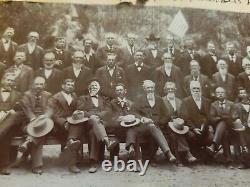 1898 Fresno California Confederate Civil War Veterans Scrapbook Photo Album