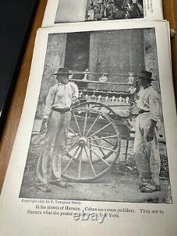 1898 GREATER AMERICA history book photos Civil War / Cuba / Philippines / Japan