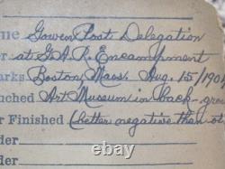 1904 GAR Civil War National Encampment Boston Mass Glass Photo Negatives (6)