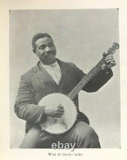 1905 Slave BLACK DIALECT Southern PHOTOGRAPHS Antique BANJO Civil War US SLAVERY