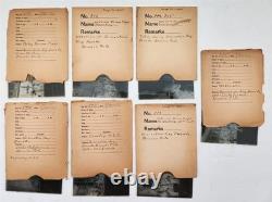 1911 antique 7GLASS SLIDE NEGATIVE lot PHOTOS denver co GAR VETERAN PARADE #3